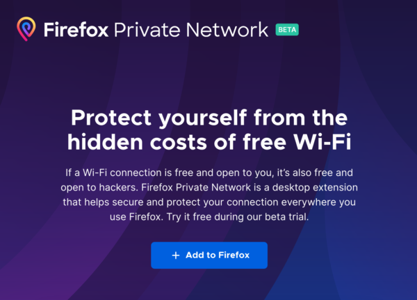 Firefox Private Network